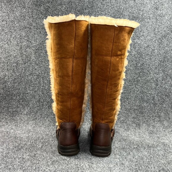 Born Helga Winter Boots Women's Size 9 Brown Shearling Lined Tall Outdoor Snow - Picture 8 of 16